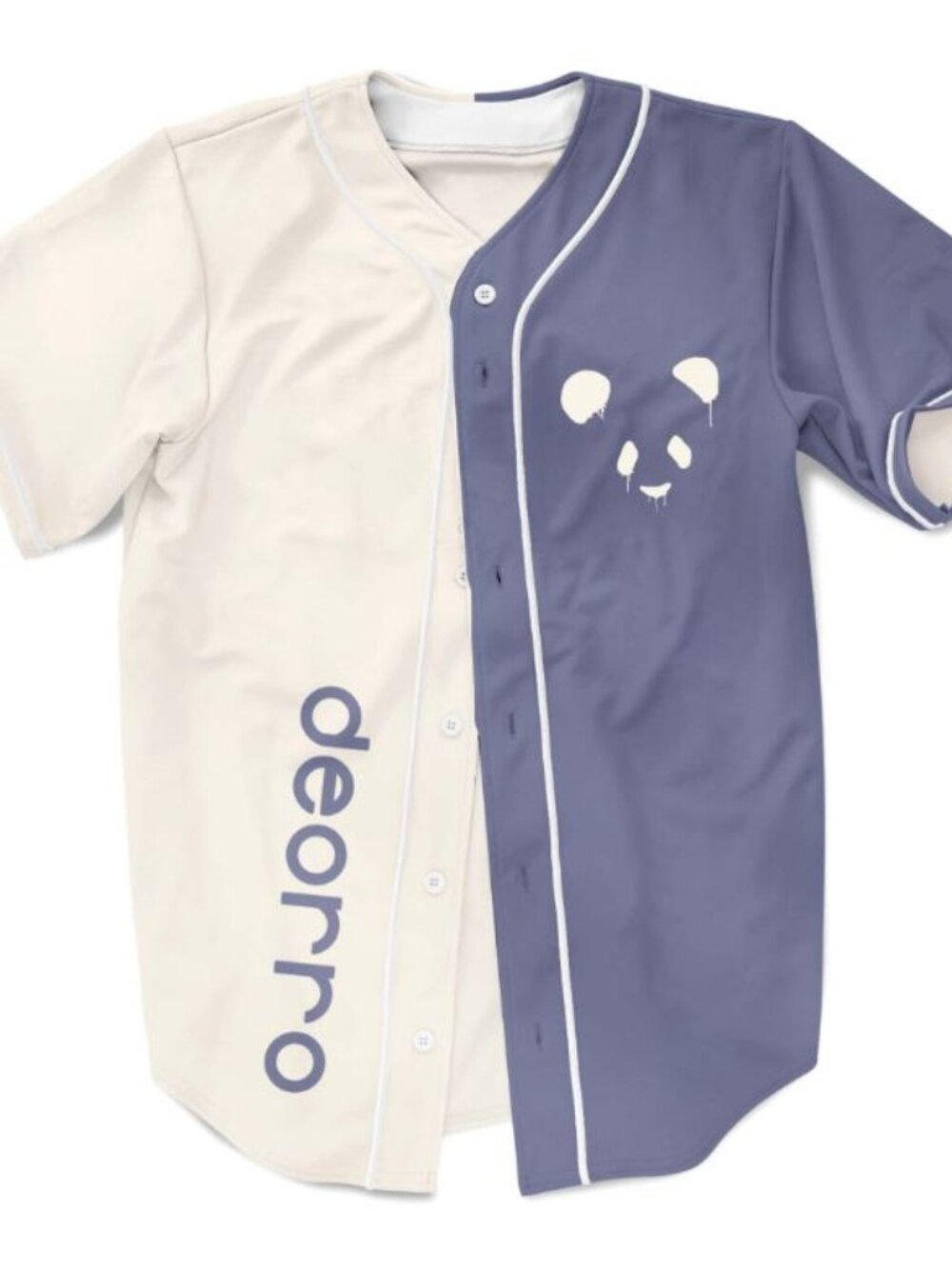 Deorro Panda Funk Split Face Sublimated Rave Baseball Jersey